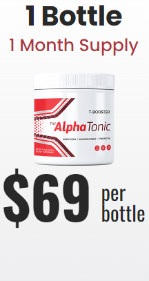 1 bottle of alpha tonic, 1 month supply. $69 per bottle