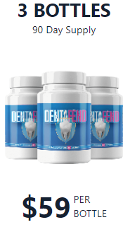 3 bottles of Dentafend. $59 per bottle, 90 day supply.