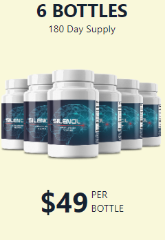 6 bottles of Silensol. $49 per bottle, 180 day supply. Best Value.